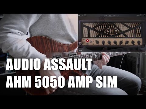 Audio Assault AHM 5050 (New EVH 5150 iii Amp Sim) Hard Rock Playthrough & Mix Demo