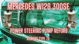 Mercedes W126 - Vickers Type 74 Power Steering Pump - Reseal!
