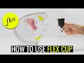How to Use Flex Cup | Menstrual Cup Insertion &amp; Removal Tutorial | Flex