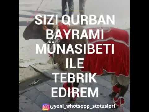 Qurban bayraminiz mübarek