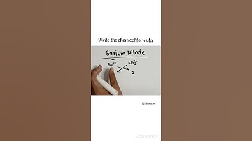 chemical formula of barium nitrate l barium nitrate formula l Ba(no3)2 chemical name l