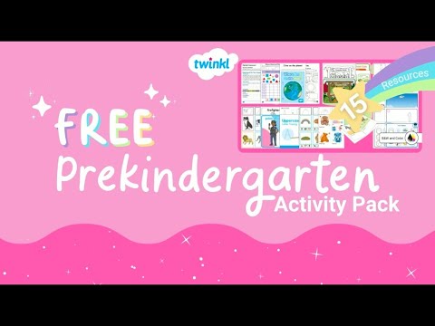 ⁣Pre Kindergarten Activity Pack | A look inside Twinkl free Pre Kindergarten Activity Pack