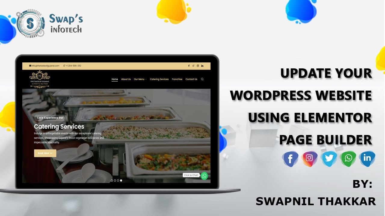 Update Your Wordpress Website Using Elementor Page Builder | Edit Your ...