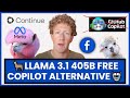 NEW: 🦙 Meta Llama 3.1 405B Continue.Dev + Ollama + TogetherAI - Github Copilot FREE Open Source 🤖