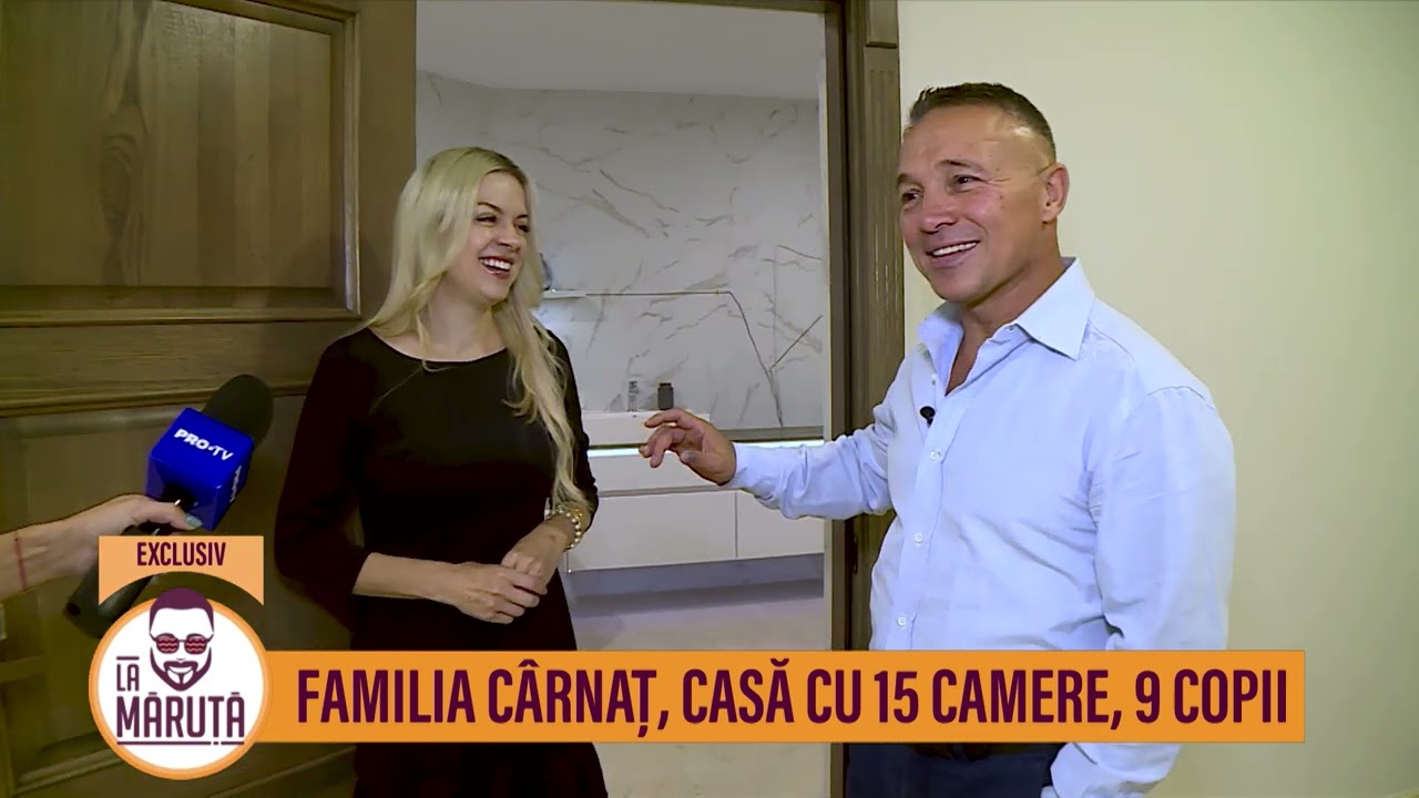 Familia Cârnaț, casă cu 15 camere, 9 copii
