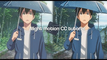 Alight motion aesthetic CC tutorial