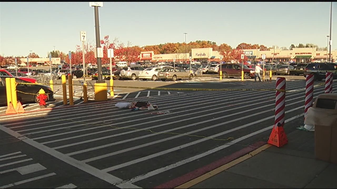 Elderly woman hit in Walmart parking lot - YouTube