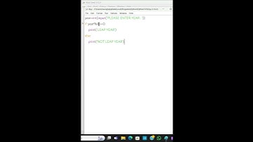 Python Program to find leap year#programming#pythonforbeginners#shorts#coding#python3#pythontutorial