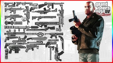 The Lost and Damned Weapon Cheats and Weapon List in 120 Seconds -  GTA IV DLC