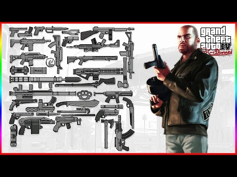 The Lost And Damned Weapon Cheats And Weapon List In 120 Seconds - GTA IV DLC