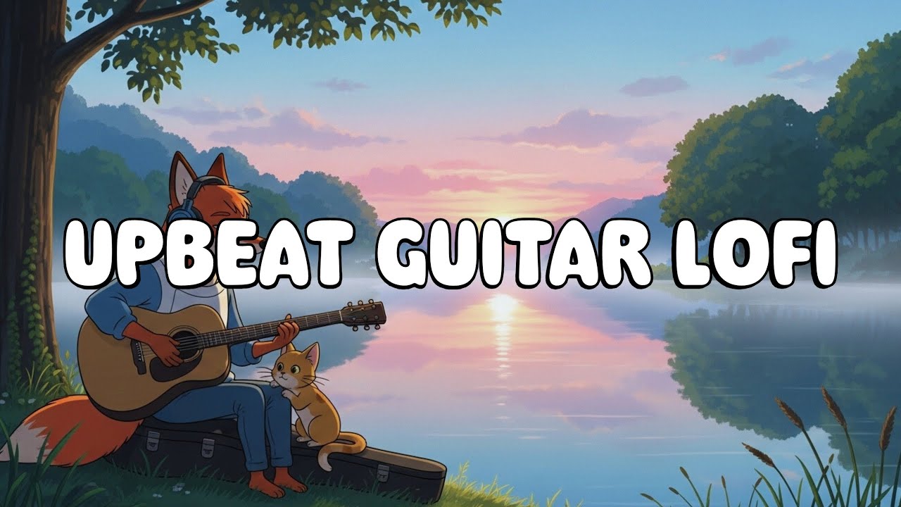 Upbeat Guitar Lofi 🎸 Positive Chill Beats for Focus & Good Vibes