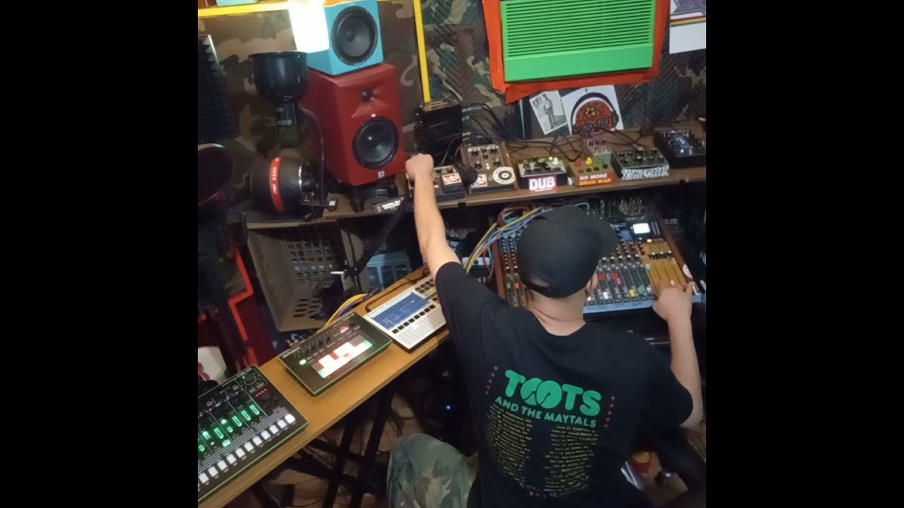 POLYEND TRACKER  PETE CANNON AE  ROLAND TB3 ROLAND TR8 LIVE JAM (BIG EARS SOUND STATION DUB)