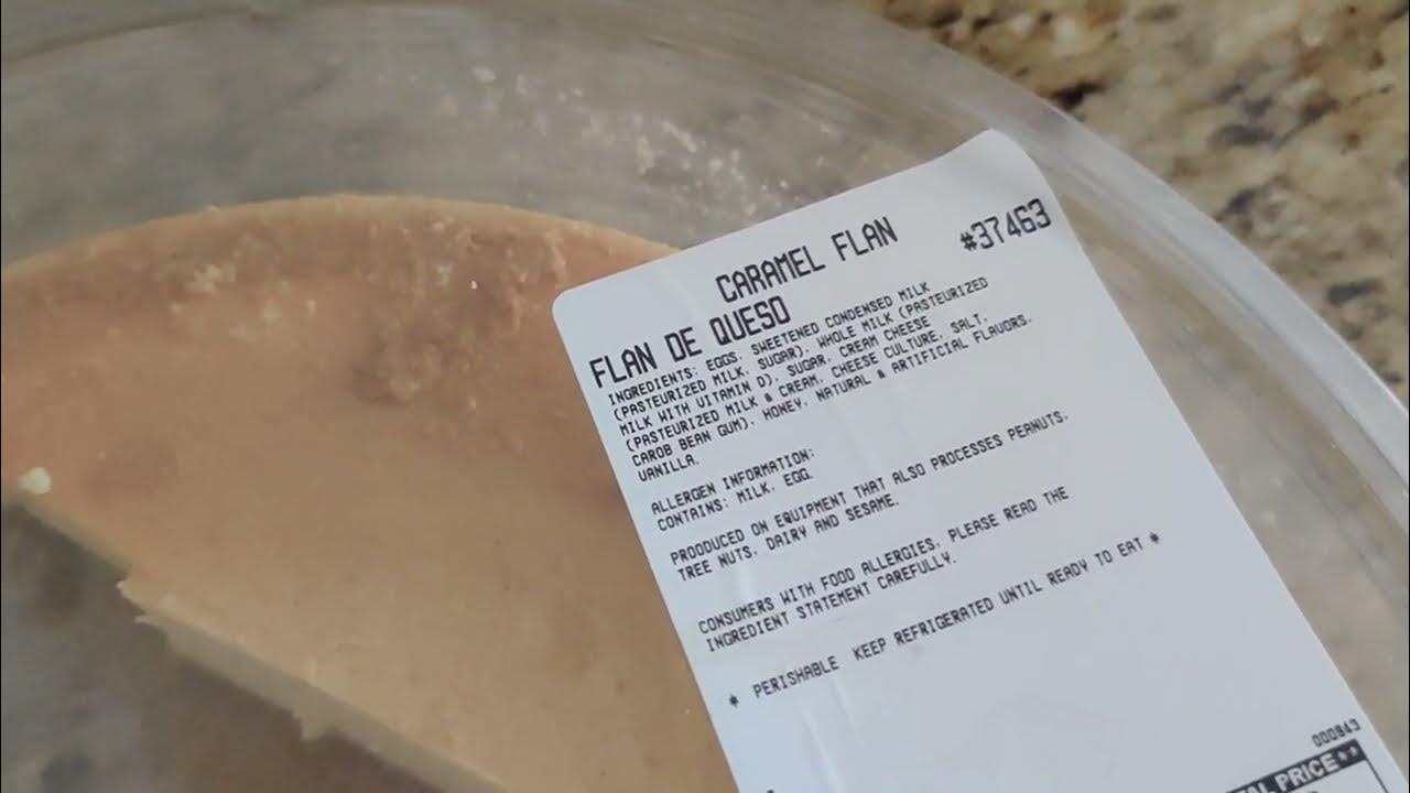 Caramel Flan (Flan de Queso) from Costco... even a week old.. it's