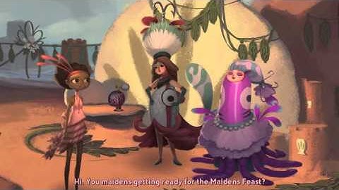 "Broken Age" Walkthrough Vella Part 1 (Shellmound)
