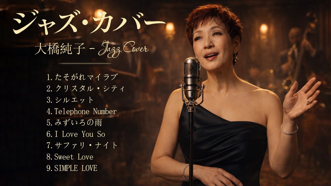 大橋純子 ジャズカバー集 🎷 夕暮れにそっと残る余韻のジャズカバー