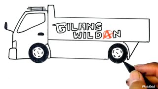 Cara Menggambar Truk Trending Topik - Full Modifikasi Mbois