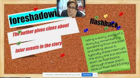 lexicon: foreshadowing and flashback