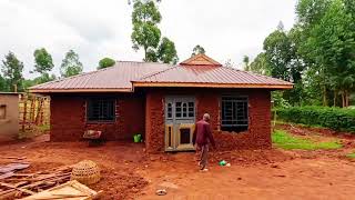 Three bedroom semi permanent house cost and quotation!! Moi's bridge project!!! 700k budget