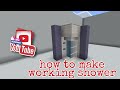 Minecraft: how to make working shower