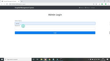 Django Project | Hospital Management System | Python Project