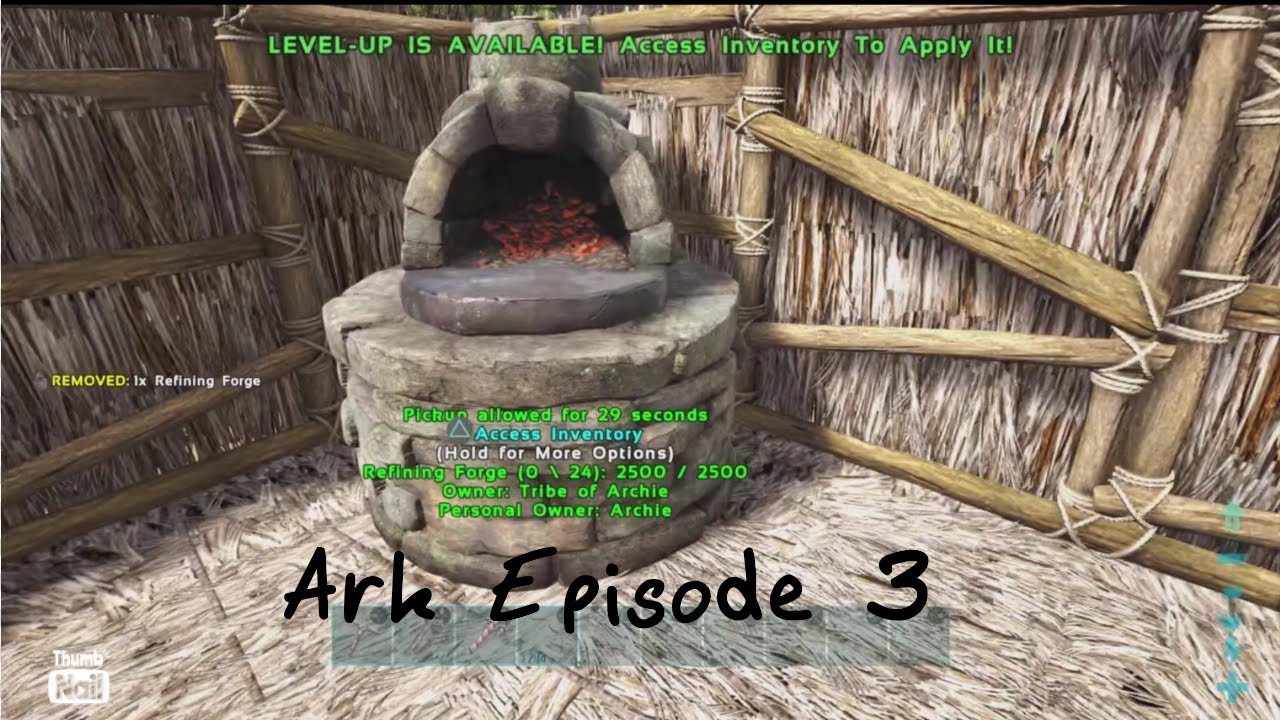 Ark The Island ep3: The refining forge
