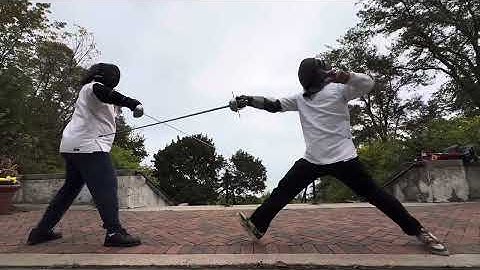 simple parry riposte by glide to the thigh 