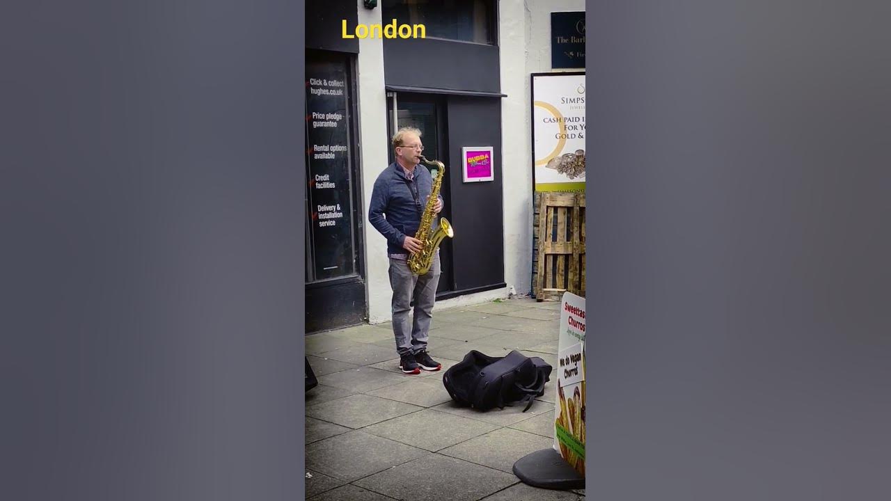 London.😃 playing james bond tune #music #song # nice #shorts