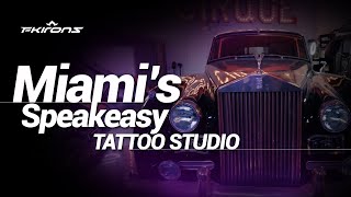 Visiting Miami's Speakeasy Tattoo Studio | Paeonia