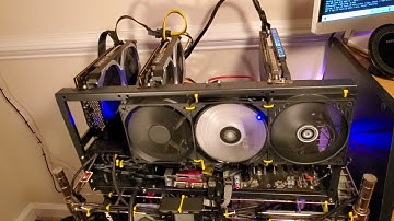 Mining test bench!  #ethereum #cryptocurrency #cryptomining #btc #rvn #ltc