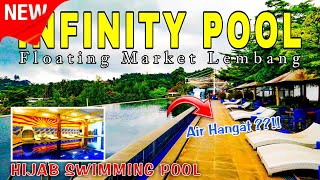 Kolam Renang Floating Market Lembang Terbaru 2022 | Hijab Swimming Pool