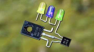 How To Make Music Reactive Multicolor LED Lights || BD139+BC547 || Full Tutorial