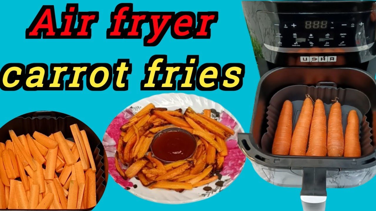 Air Fryer Carrot Fries | Healthy & Crispy Snack Recipe 