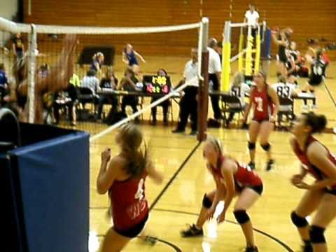 West Central Area Knights volleyball vs. Dawson-Boyd