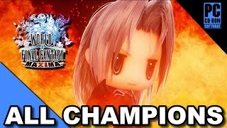 World Of Final Fantasy MAXIMA HD All Champion Summon + DLC