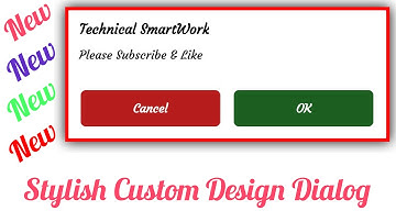 New Stylish Custom Design Dialog in Sketchware Pro how to create custom dialog in Sketchware Pro