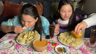 Always Favorite momo? delicious didi boini mukbang