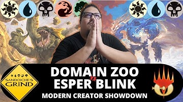 ENCARANDO A BAD MATCHUP NO 5K CREATORS SHOWDOWN! Round 5 - Domain Zoo vs. Esper Blink (Magic Online)
