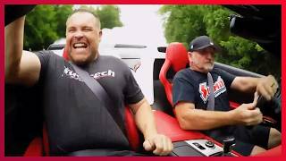 JEFF LUTZ BURNOUT DISASTER! 🏎️ Corvette Flies Into Ditch During Burnout! | Street Outlaws