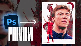 Preview - Rasmus Hojlund Graphics Design screenshot 4