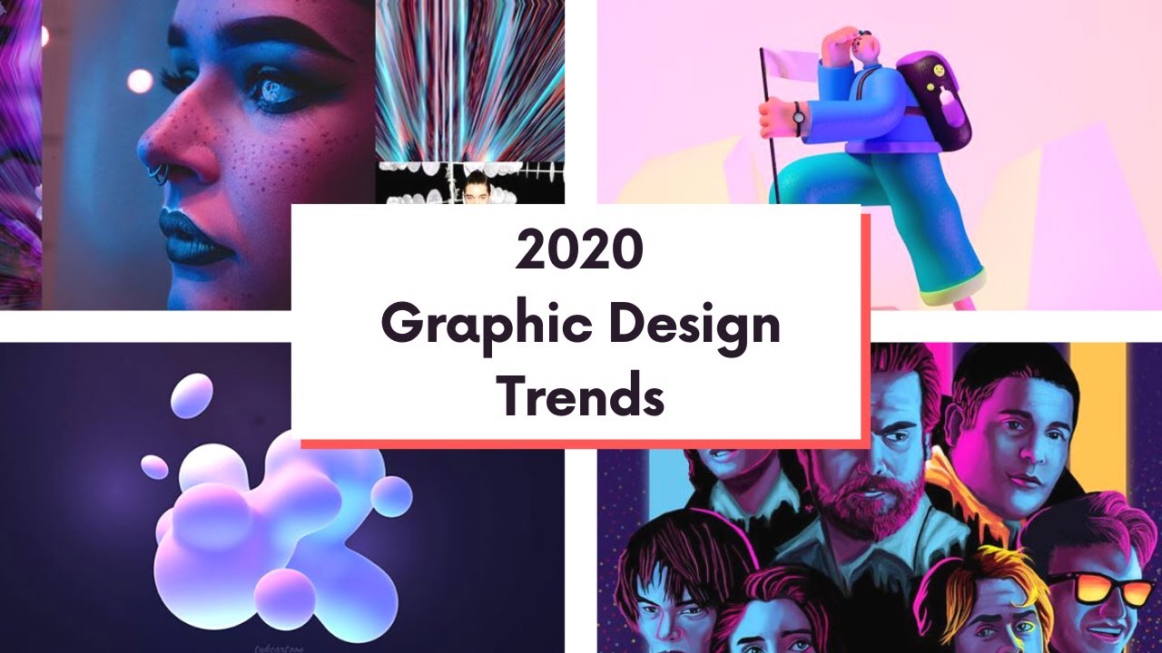 Top 12 Graphic Design Trends 2020 - YouTube