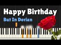 Happy Birthday… But Make It Dorian | Piano Tutorial