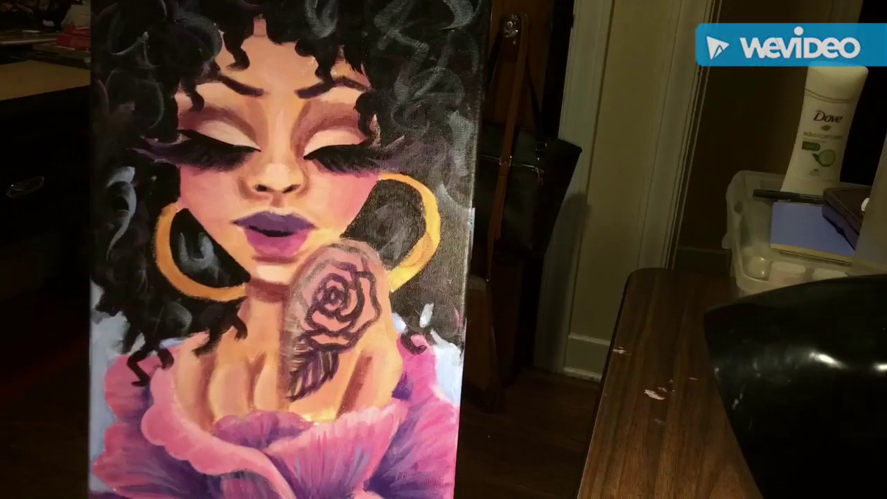 How to turn a tattoo design into a painting! - YouTube