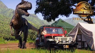 MINI NUBLAR Ep10: Abandoned Campsite With ALLOSAURUS | Jurassic World Evolution 2 Sandbox Park Build