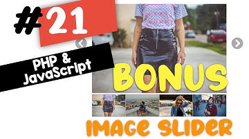 #21 - Javascript image slider with PHP file uploader + source code | Quick programming tutorials