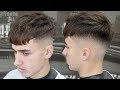 SIMPLE HAIRCUT TUTORIAL: HOW TO DO A MID SKIN FADE WITH A TEXTURED CROP || BEST HAIRCUT 2018