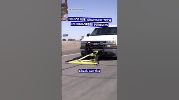 Police Celebrate as Absurd ‘Grappler’ Device Ends Chase With a Crash.
