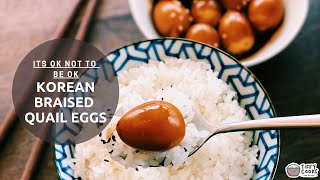 Korean Braised Quail Eggs - Easy & Addicting!