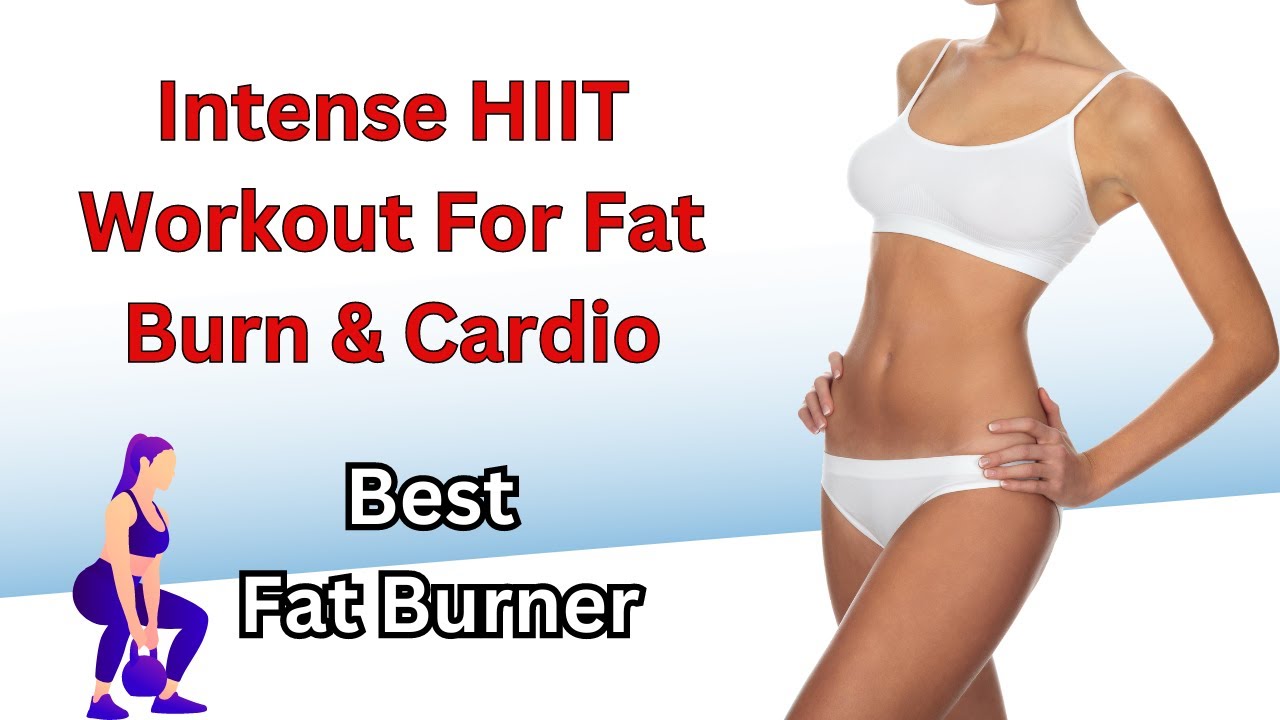 Intense HIIT Workout For Fat Burn & Cardio