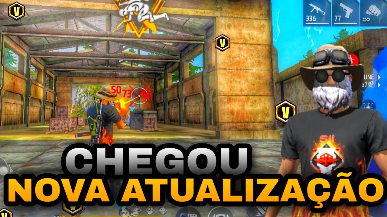 FREE FIRE CAIU ? 🔥NOVA ATUALIZAÇÃO🔥RUMO AO DESAFIANTE🔥JOGANDO COM ...