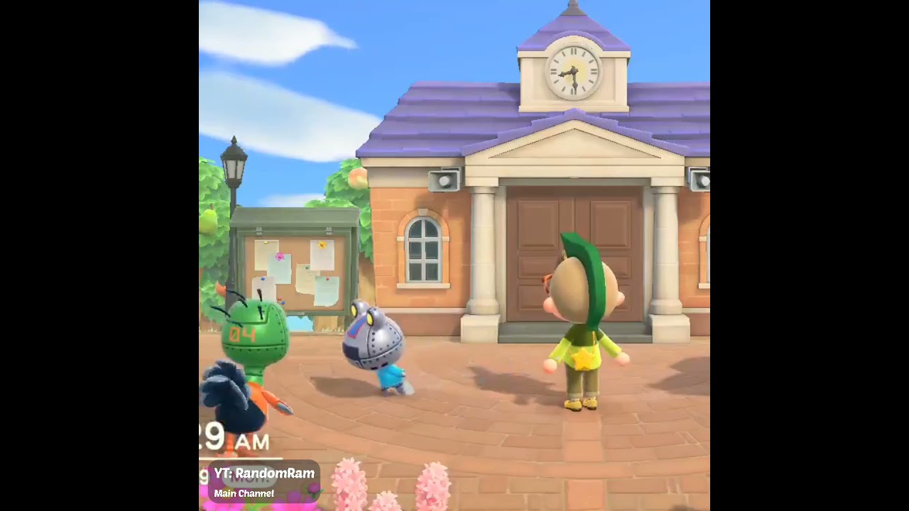 robot villagers produce clangy sounds in animal crossing random